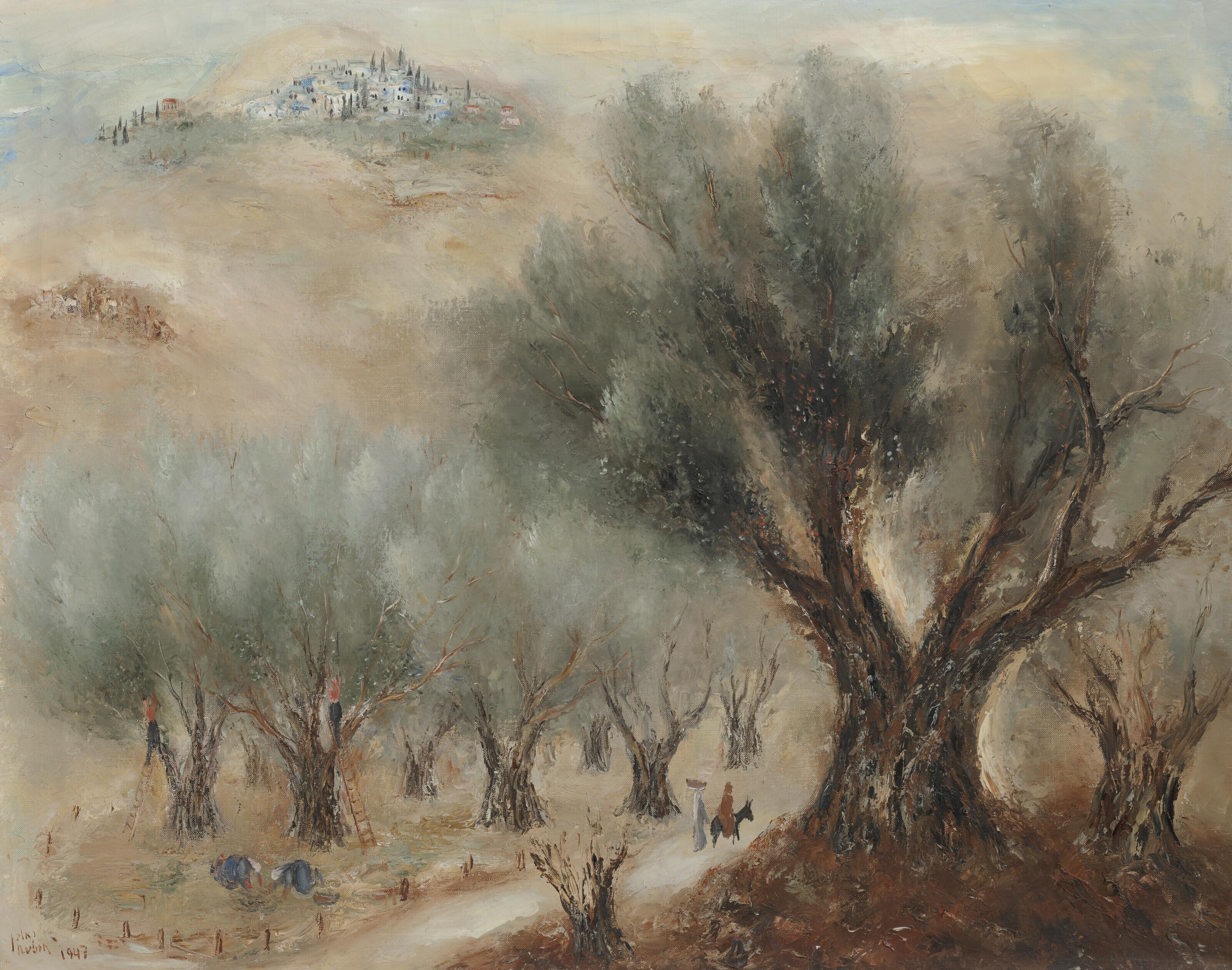 Reuven Rubin - Landscape in Galilee