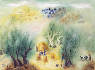 Reuven Rubin - Landscape near Jerusalem