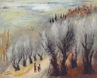 Reuven Rubin - Near Abou Ghosh