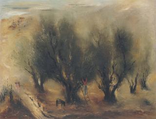 Reuven Rubin - Olive Trees