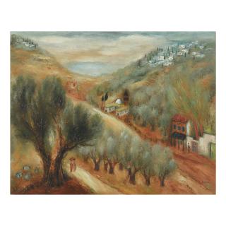Reuven Rubin - Safed In Galilee