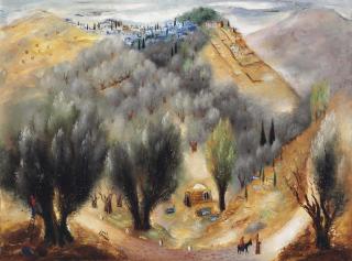 Reuven Rubin - Safed In Galilee