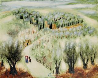 Reuven Rubin - Springtime in Ain Karem