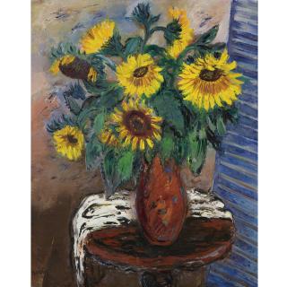 Reuven Rubin - Sunflowers