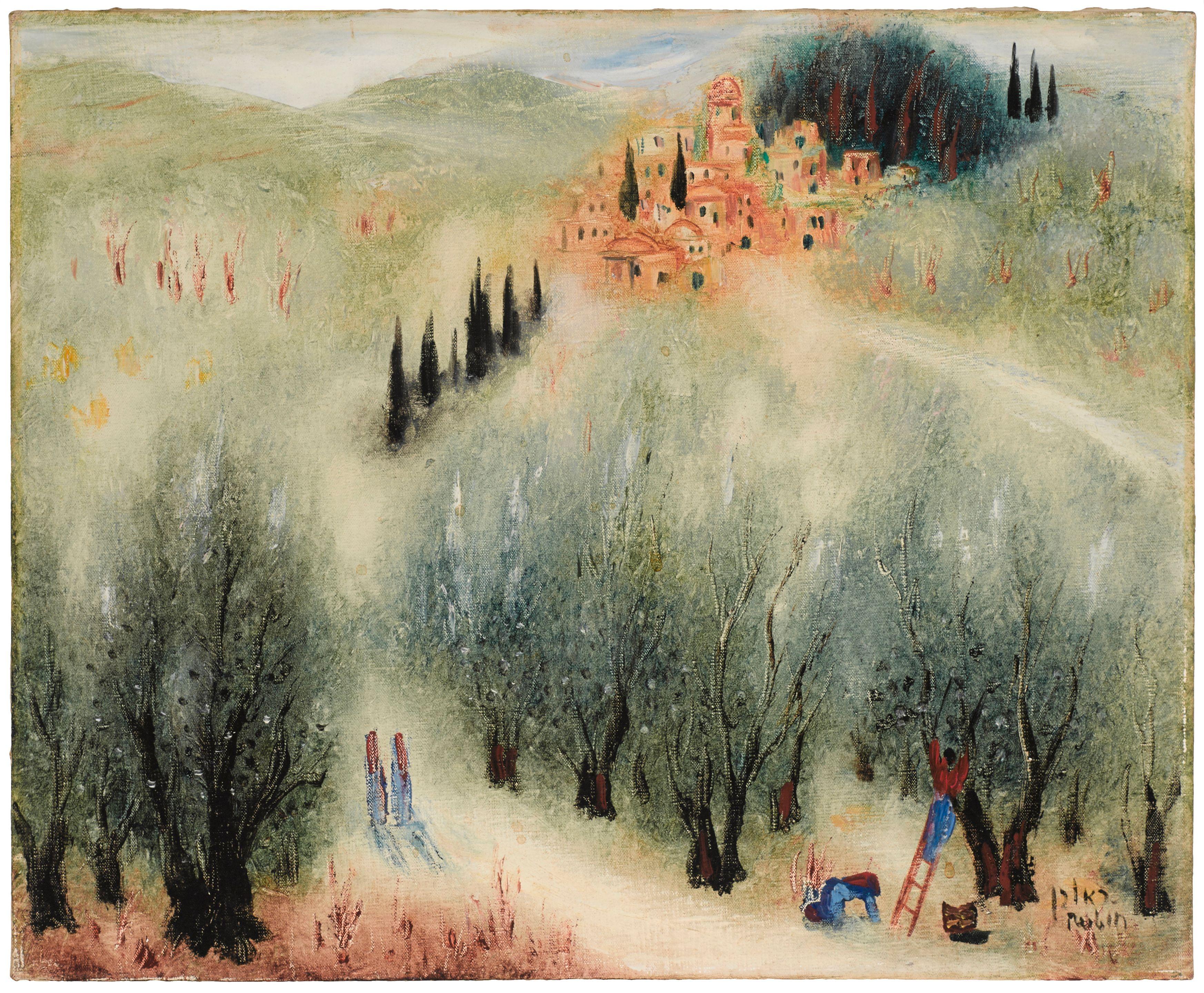Reuven Rubin - The Road to Jerusalem