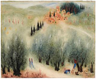 Reuven Rubin - The Road to Jerusalem