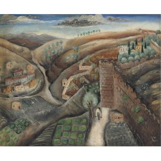 Reuven Rubin - The Walls Of Jerusalem