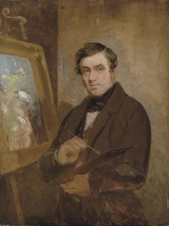 Rev. John Thomson Of Duddingston, H.R.S.A. - Self-portrait at an easel, 14 November 1816