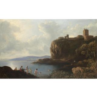 Reverend John Thomson of Duddingston, HRS - Boys Bathing Below Ravenscraig Castle