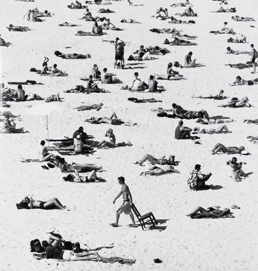 Rex Dupain - Walking Man With Chair