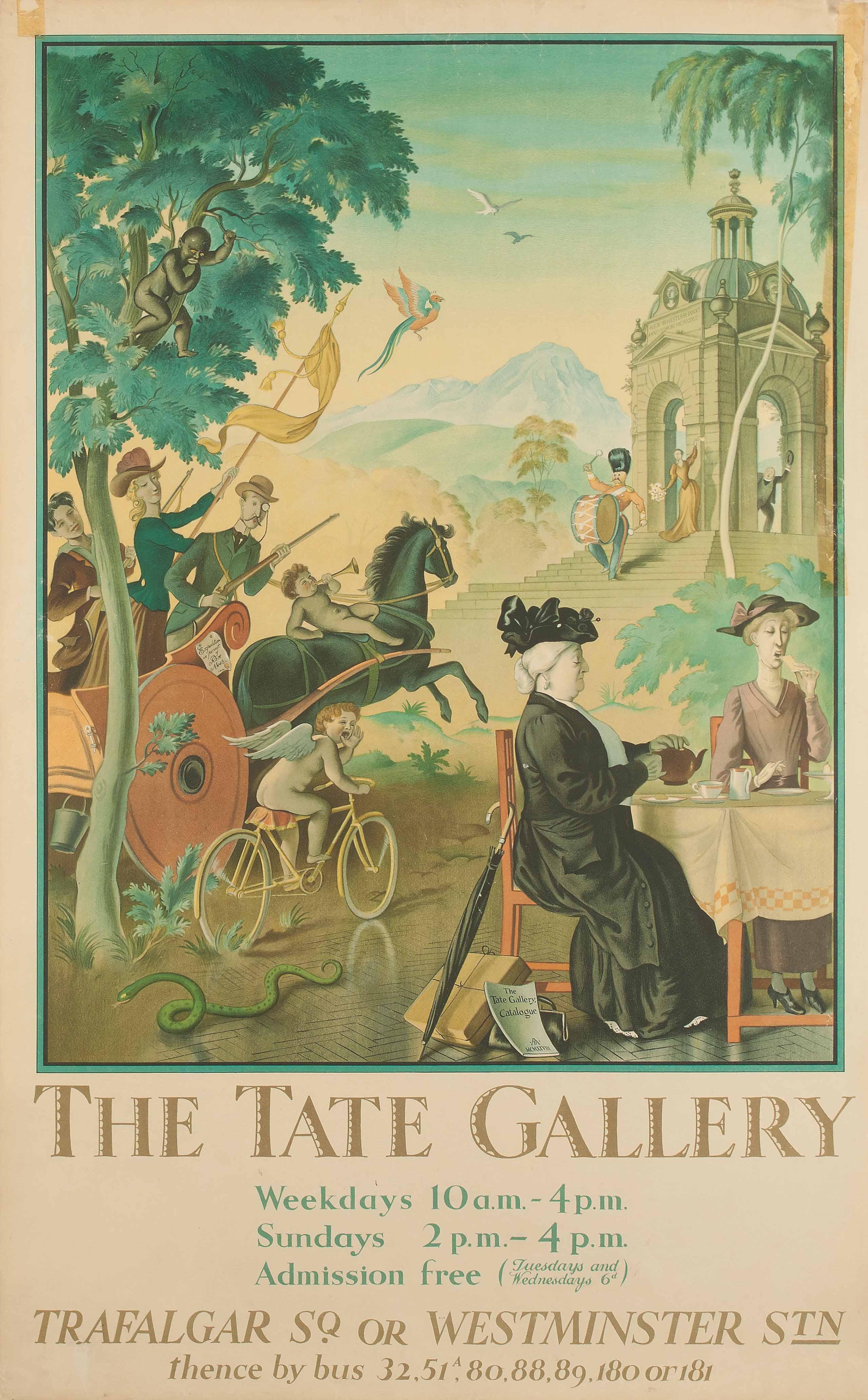 Rex Whistler - The Tate Gallery