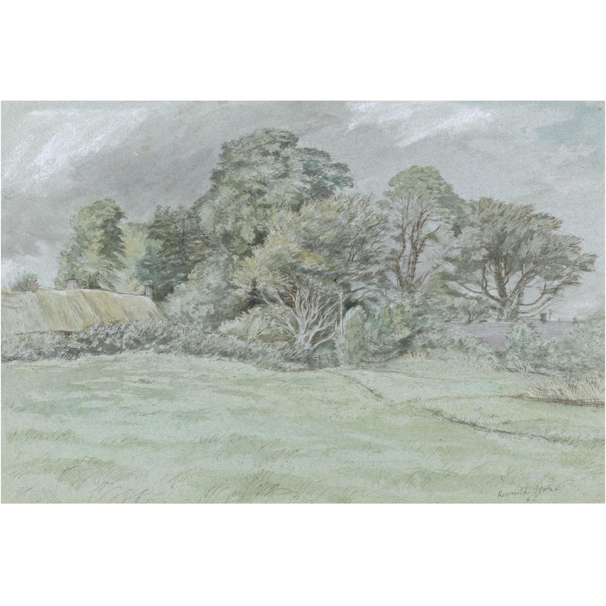 Reynolds Stone - Farm Rooftops And Trees