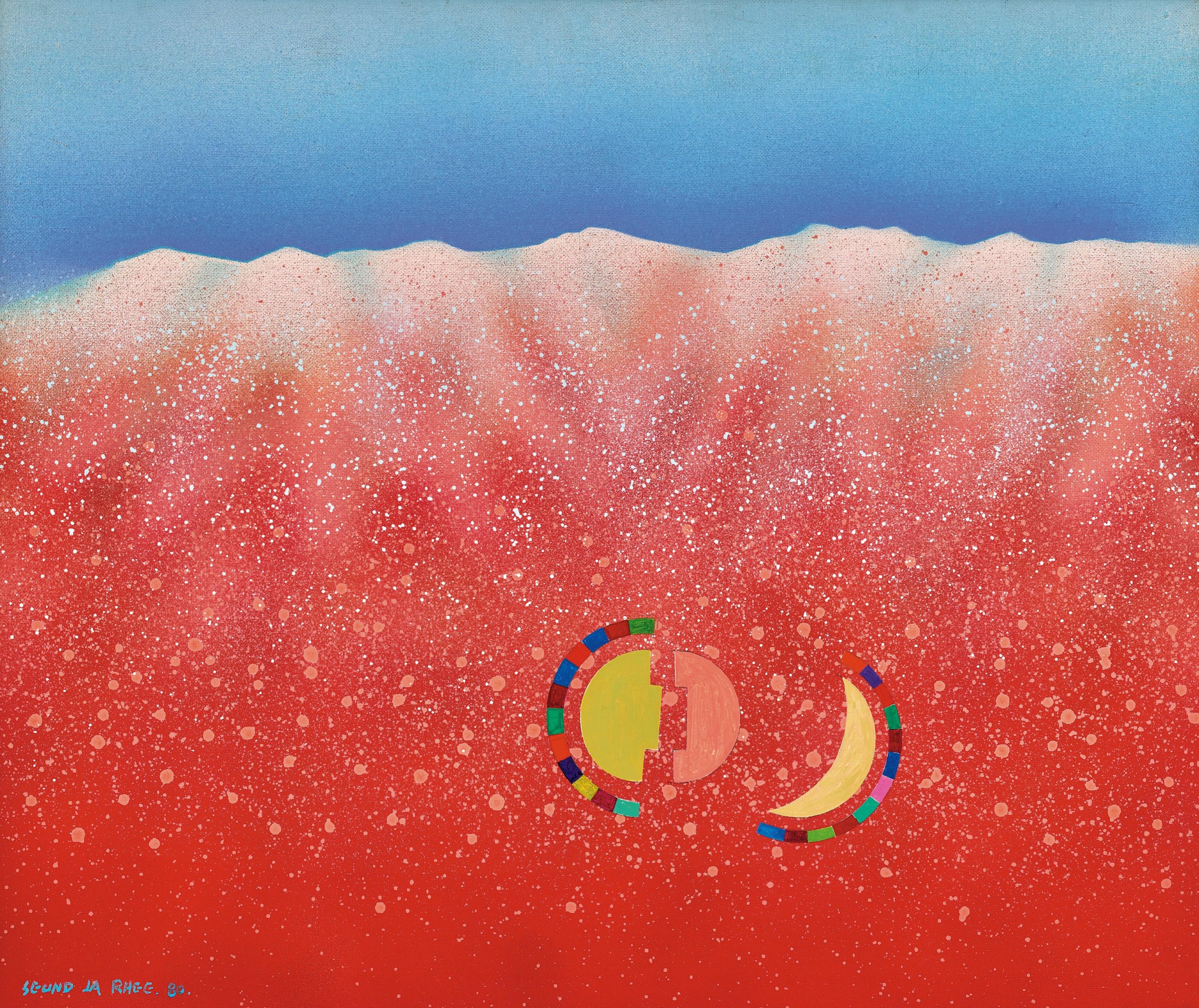 Rhee Seund Ja - Chemin des Antipodes, Mar no. 5 1980(Painted in 1980)