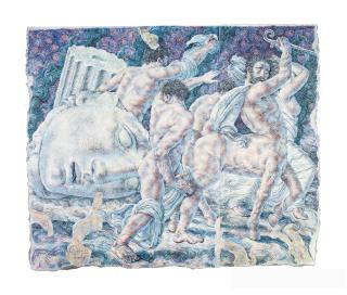 Ricardo Cinalli - Figures In A Landscape, Diptych