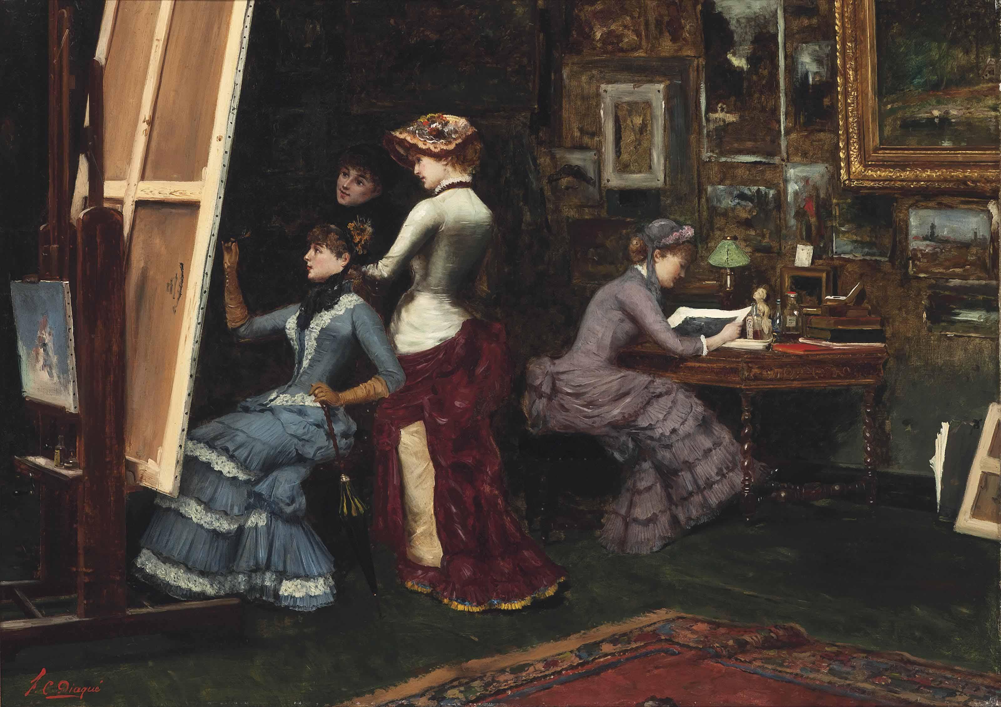 Ricardo Corchon y Diaque - A l\'atelier