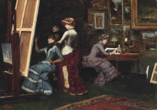 Ricardo Corchon y Diaque - A l\'atelier