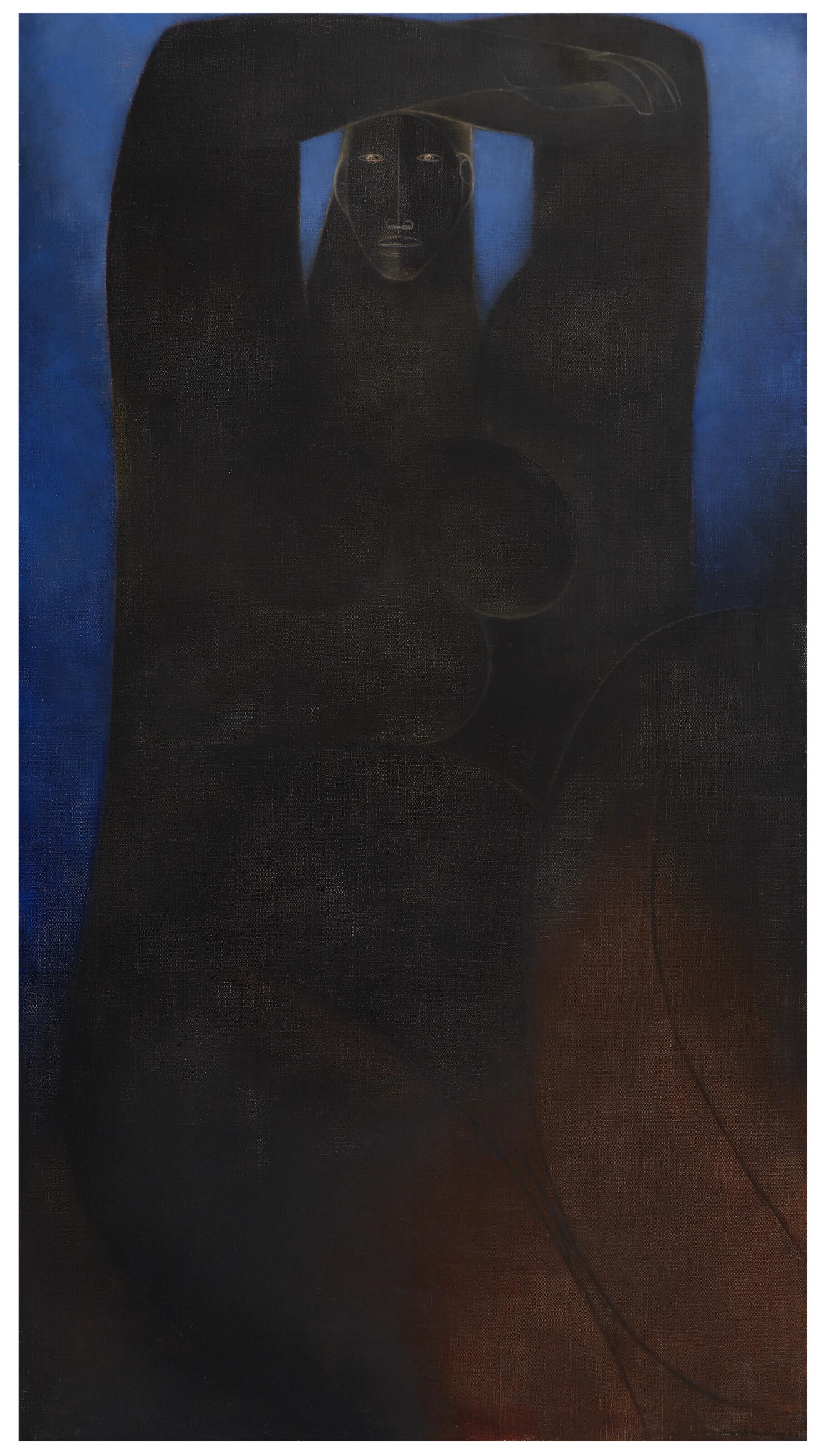 Ricardo Martínez - Desnudo azul