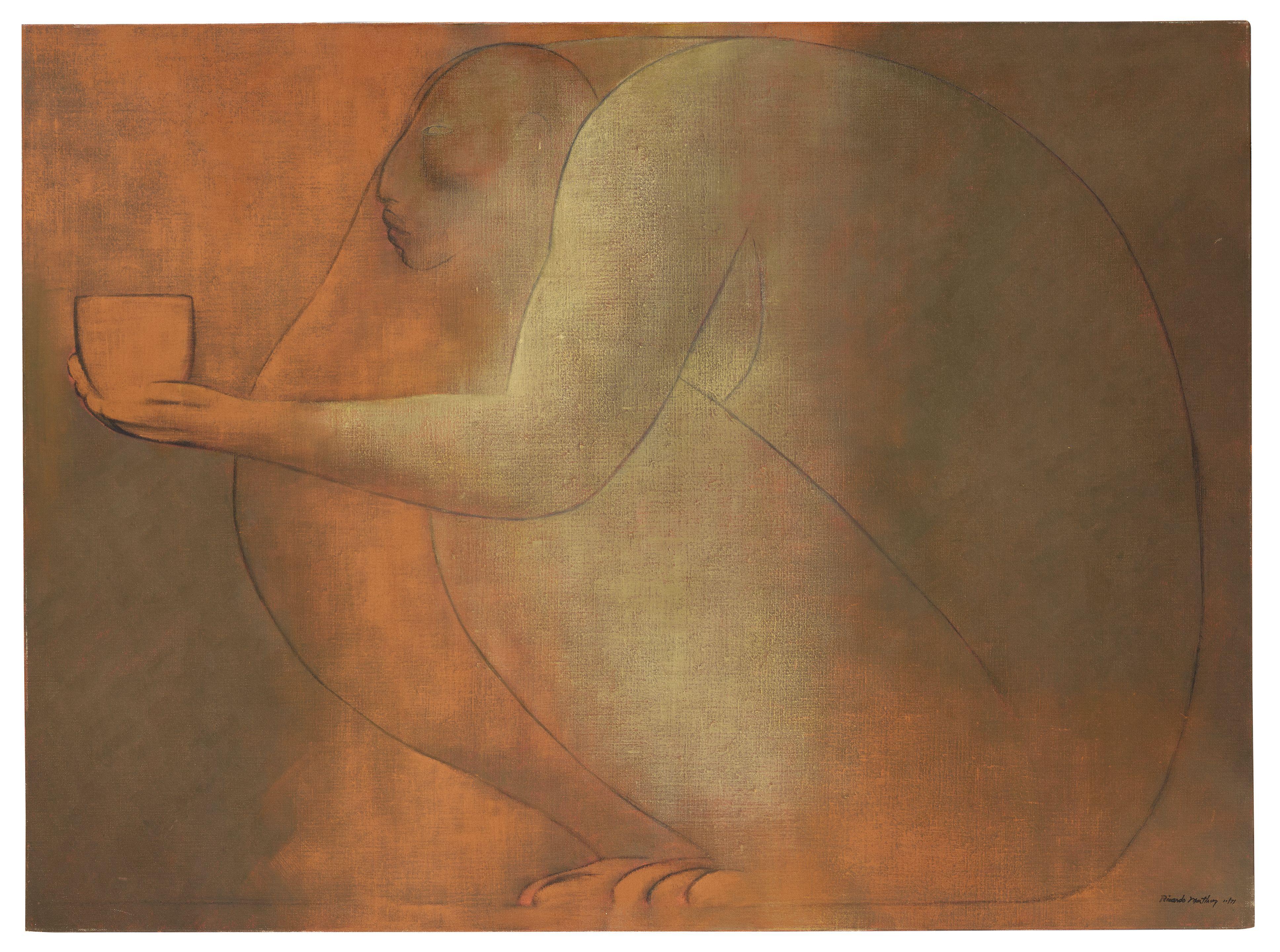 Ricardo Martínez - Mujer con vaso