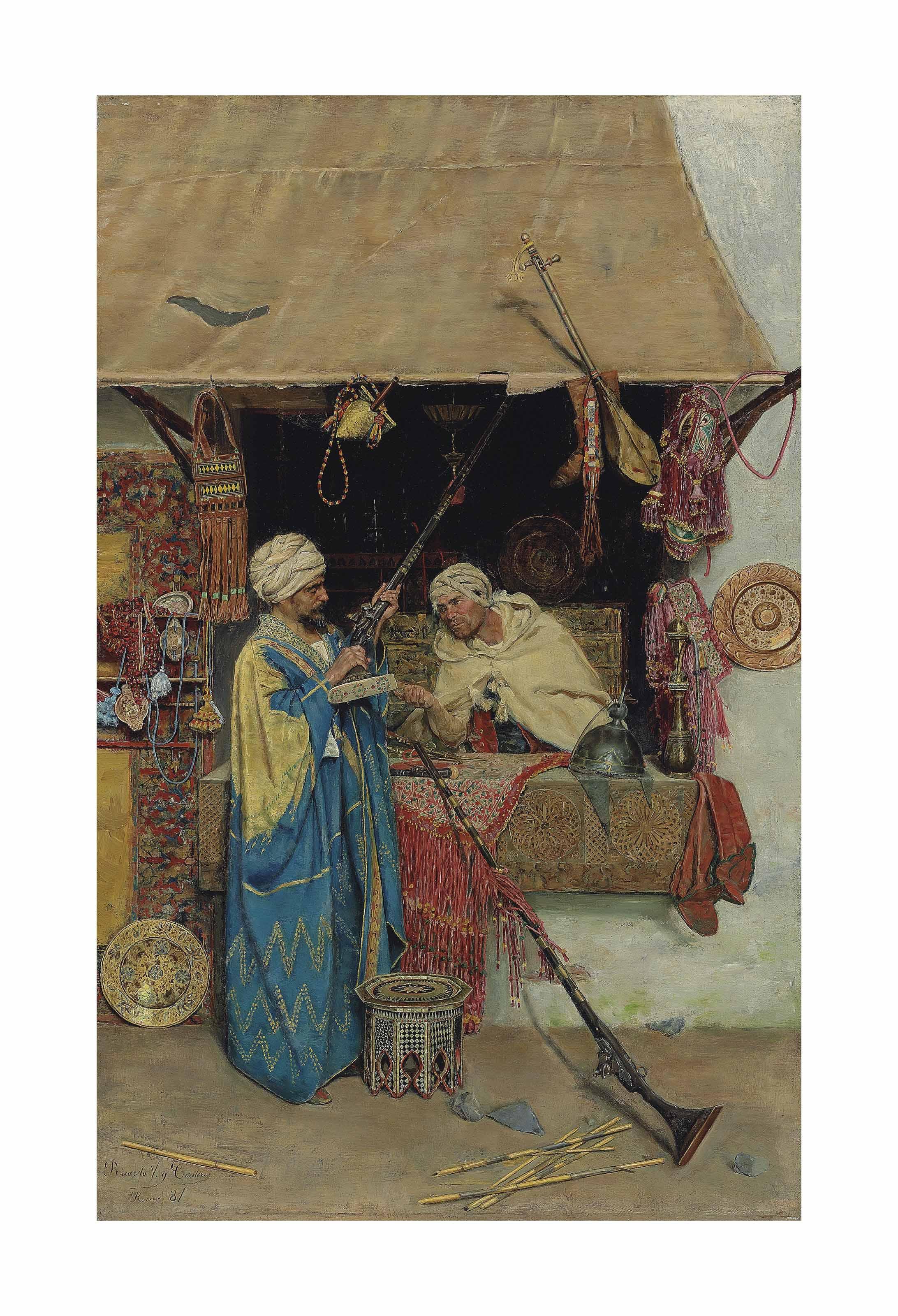 Ricardo Villegas Y Cordero - Inspecting the Snaphaunce Guns, Tunis