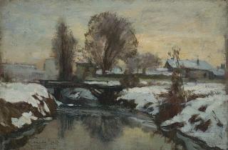 Riccardo Galli - Campagna milanese presso San Siro