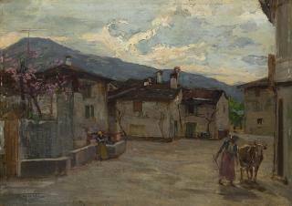 Riccardo Galli - Piazzetta ai mulini. Mandello Lario