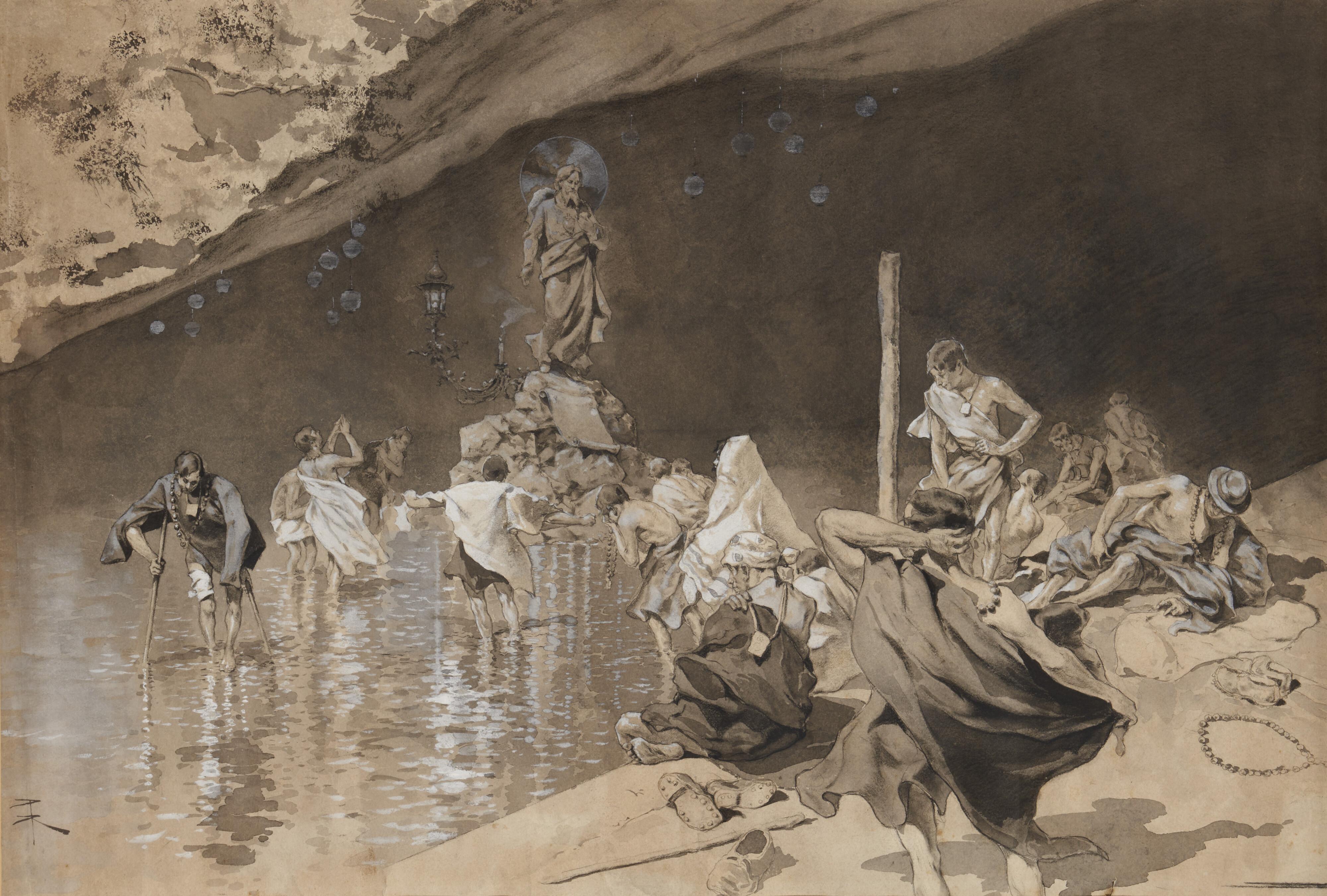 Riccardo Pellegrini - La benedizione del santo