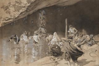 Riccardo Pellegrini - La benedizione del santo