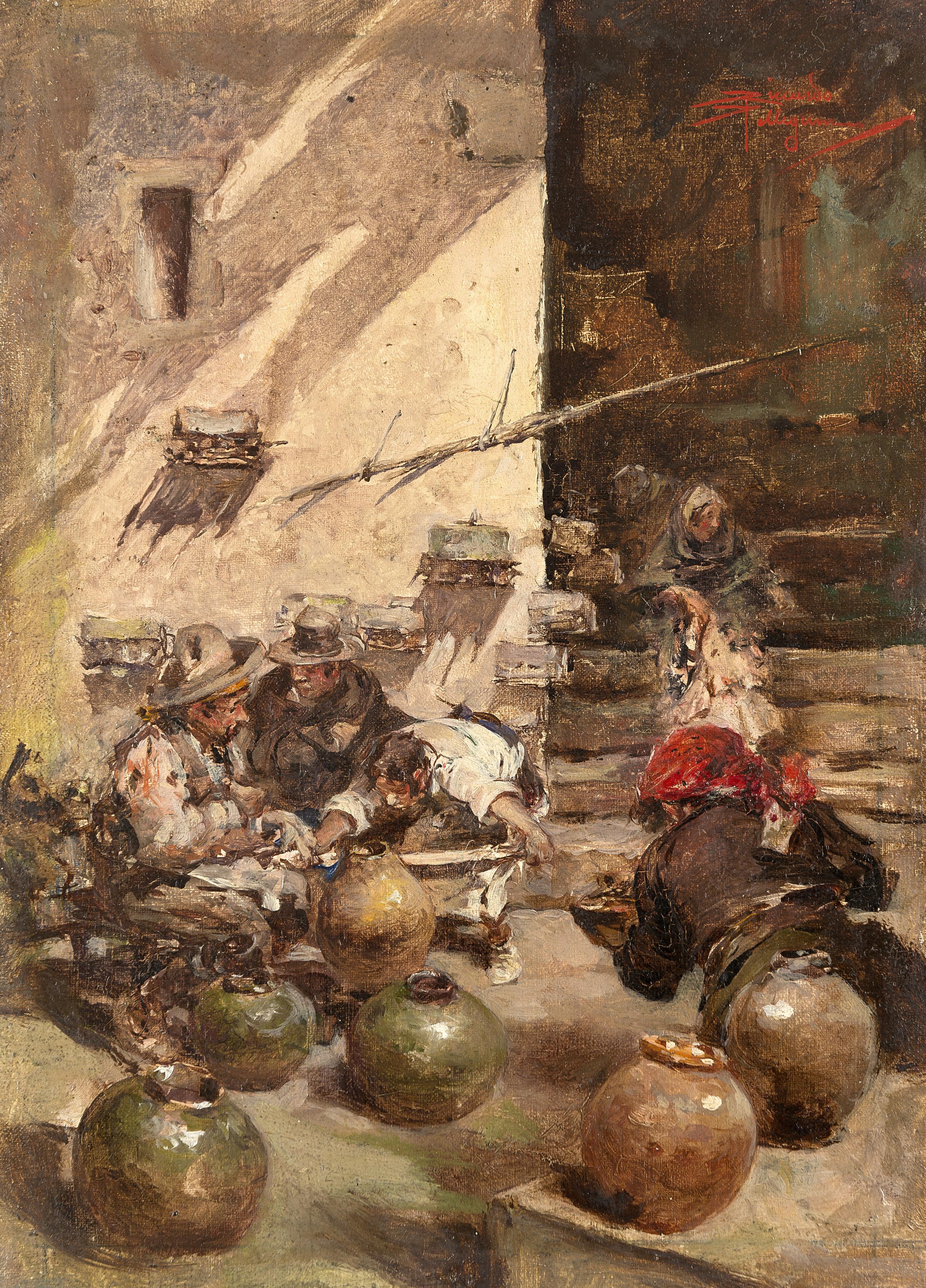 Riccardo Pellegrini - Mercato dei vasi