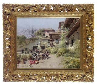 Riccardo Pellegrini - Una Partita Ai Dadi: Soldiers Playing Dice