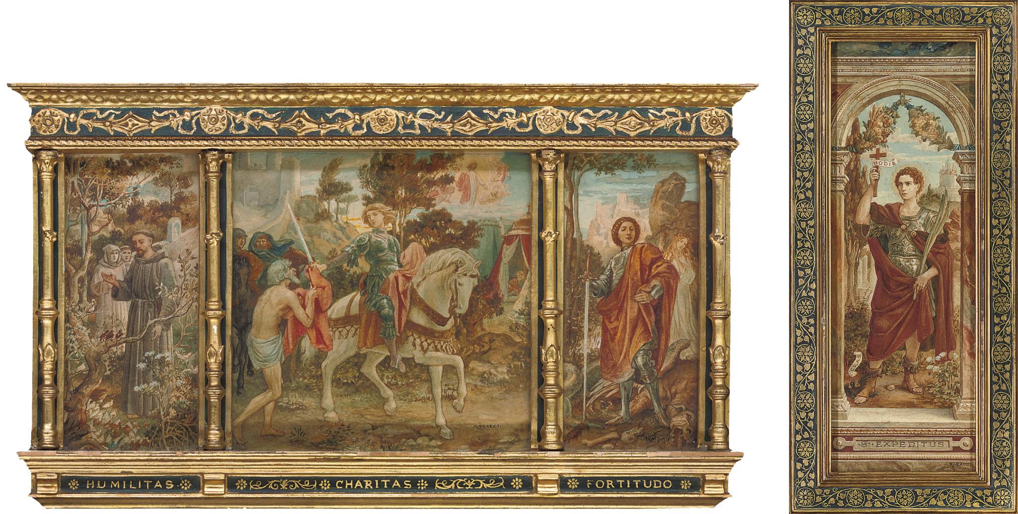 Ricciardo Meacci - Humilitas, Charitas, Fortitudo; and Expeditus
