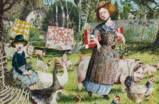 Richard Adams - Sunday in the Garden