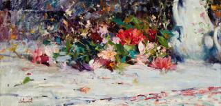 Richard Alan Schmid - Begonias and wildflowers