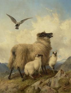 Richard Ansdell, R.A. - An Unwelcome Visitor