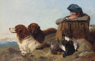 Richard Ansdell, R.A. - The Day\'S Bag