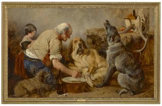 Richard Ansdell, R.A. - The wounded hound