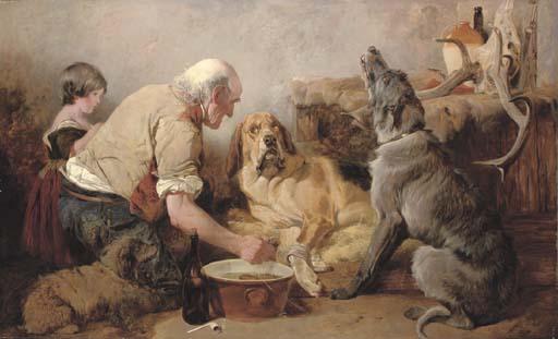 Richard Ansdell, R.A. - The Wounded Hound