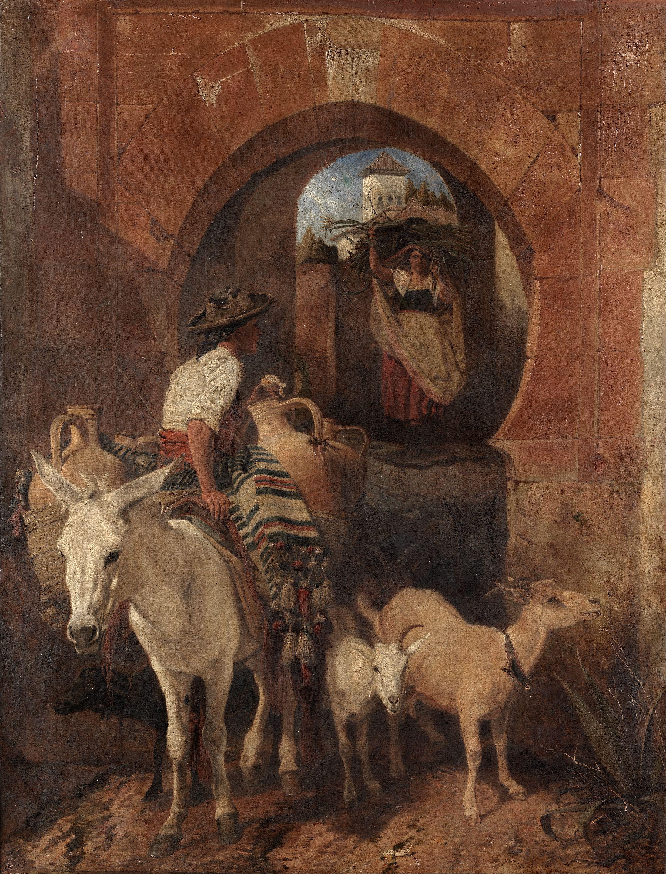 Richard Ansdell, RA - A Spanish Encounter