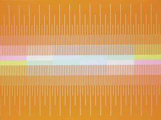 Richard Anuszkiewicz - Bisected Orange