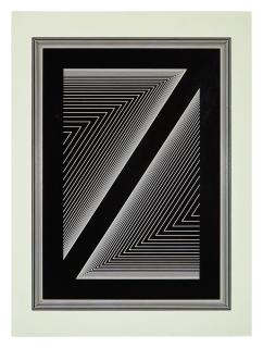 Richard Anuszkiewicz - Black Diagonal
