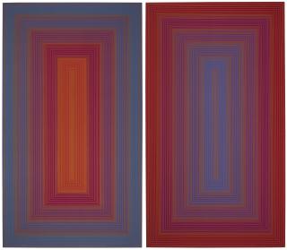 Richard Anuszkiewicz - Blue to Red Portal and Red to Blue Portal