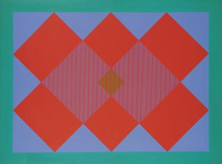 Richard Anuszkiewicz - Elementary Fire