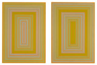 Richard Anuszkiewicz - Light Orange - Warm Centre/ Cool Centre