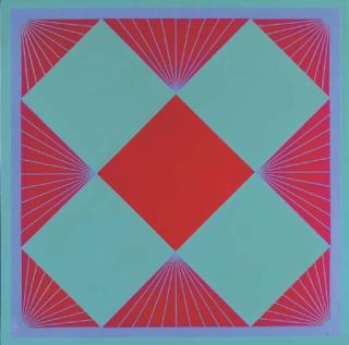 Richard Anuszkiewicz - Property of things seen as red