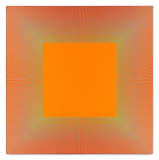 Richard Anuszkiewicz - Rainbow Squared Orange, 1981