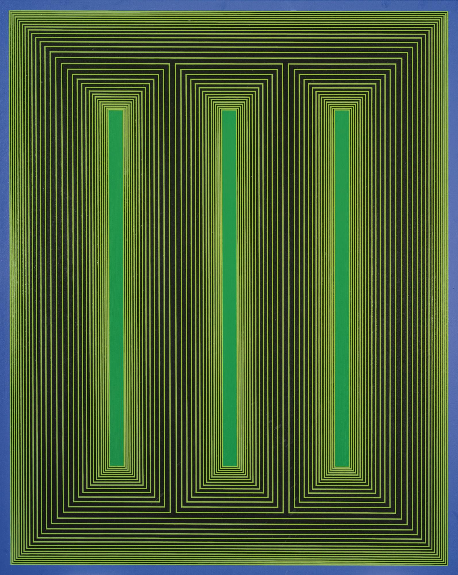 Richard Anuszkiewicz - Temple Of Emerald Green