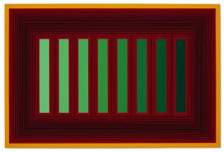 Richard Anuszkiewicz - Temple Of The Green Sunset