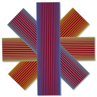 Richard Anuszkiewicz - Translumina - Blue to Yellow