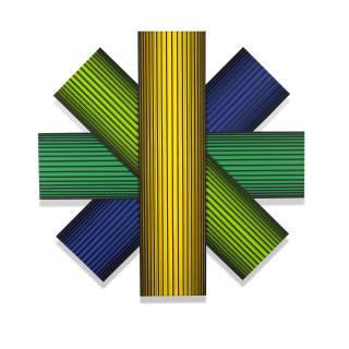 Richard Anuszkiewicz - Translumina - Light Yellow to Dark Blue