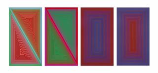 Richard Anuszkiewicz - Triangulated Green