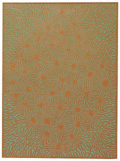 Richard Anuszkiewicz - Untitled (Orange and Teal)